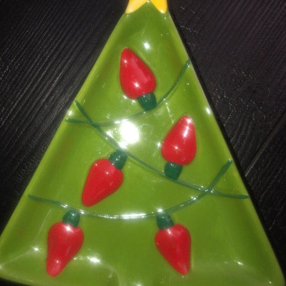 Hallmark Decoration‎ Trinket Dish Christmas Tree Shaped - Picture 5 of 7